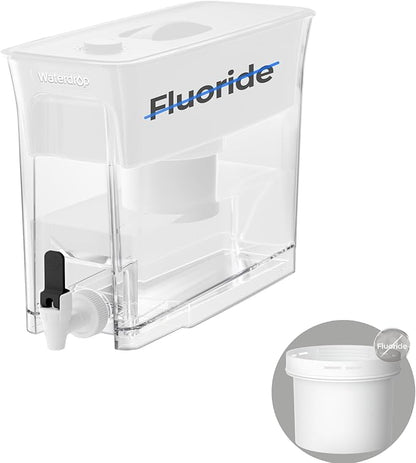 Waterdrop Fluoride-Reducing Water Filter Dispenser, 150-Gallon Long-Life