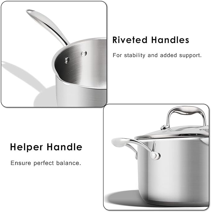 Rorence Stainless Steel Saucepan Sauce Pan