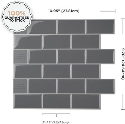 SMART TILES Peel and Stick Backsplash