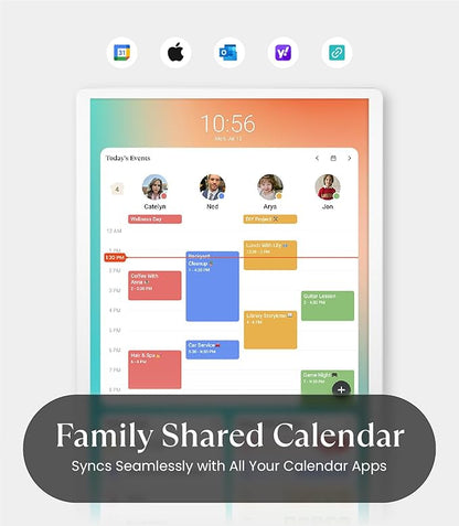 Cozyla Mate Calendar+ 2: 32" Digital Calendar Wall Touch Screen Chore Chart