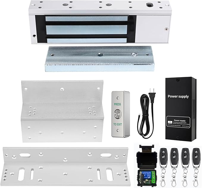 Door Access Control System 1200lbs Magnetic Lock Kit