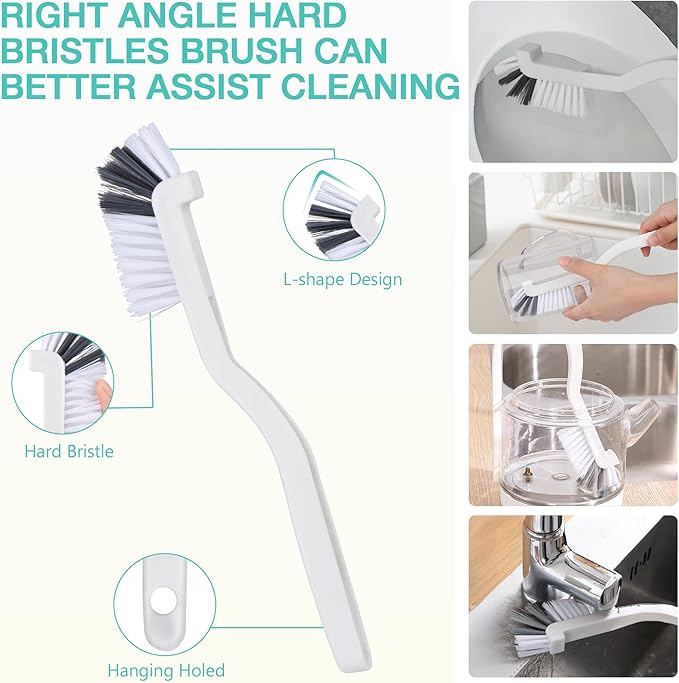 Crevice Cleaning Brush, Hard Bristle Cleaning Brushes