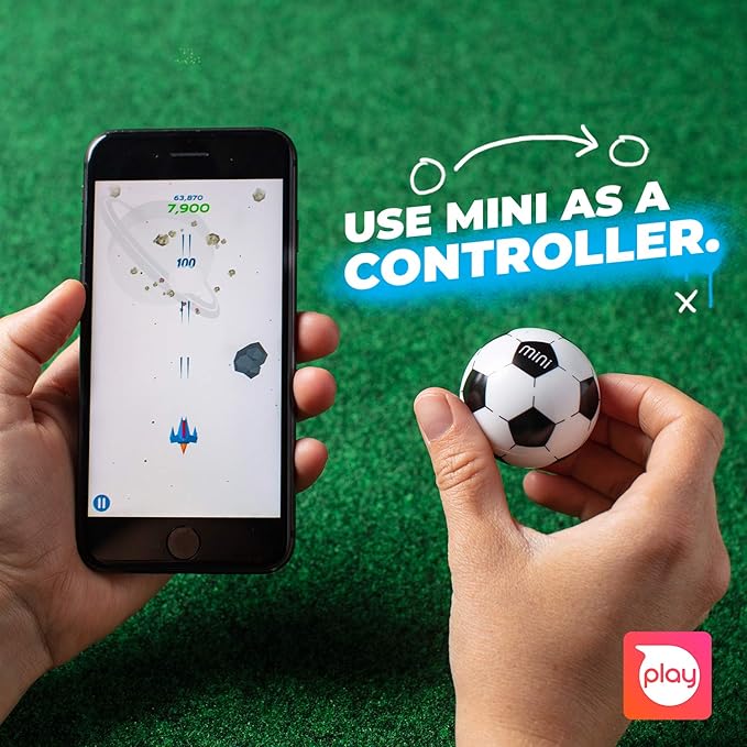 Sphero Mini Soccer - Coding Robot Ball - Educational Coding and Gaming for Kids and Teens - Bluetooth Connectivity - Interactive and Fun Learning Experience for Ages 8+