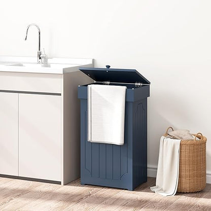 Function Home Trash Can Cabinet, 13 Gallon Kitchen Garbage Can, Wood Recycling