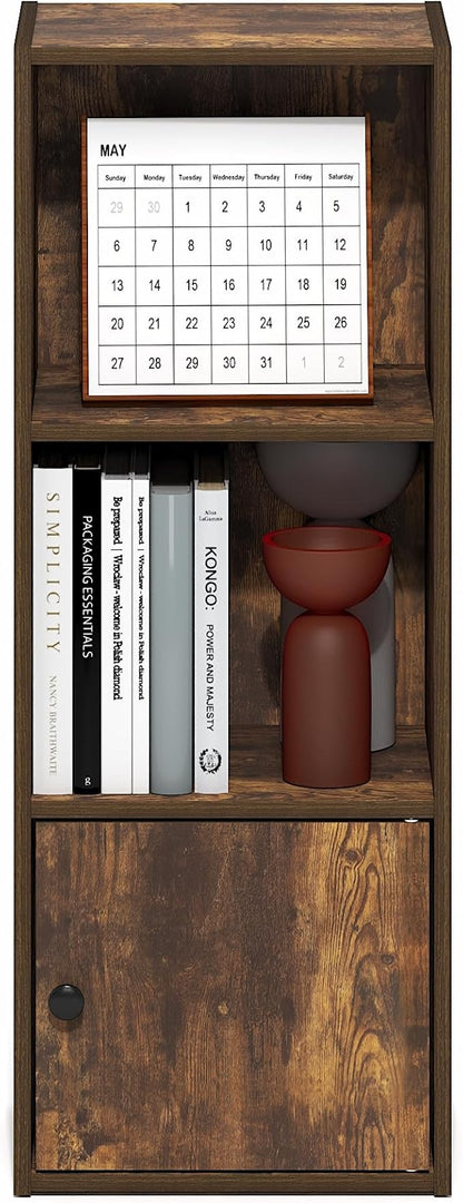 Furinno LUDER Book Shelf, 3-Tier Bookshelf