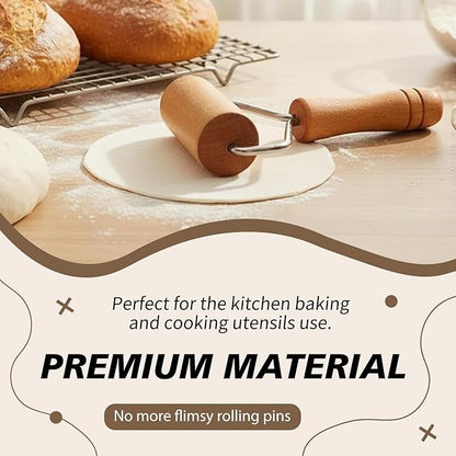 Pizza Rolling Pin Small Rolling Pin Wooden Dough Roller Non Stick Pizza Dough