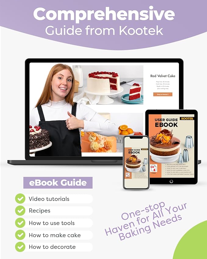 Kootek 32-Piece Piping Bags and Tips Set