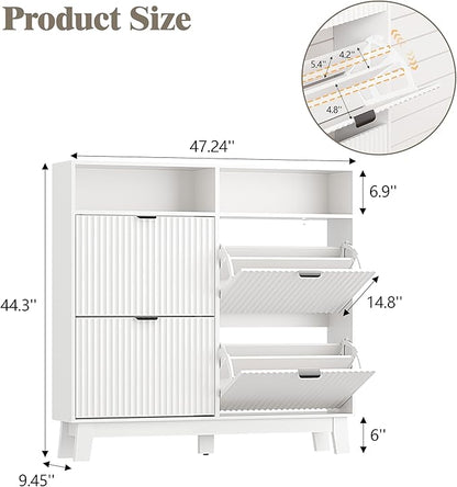 Shoe Cabinet Storage for Entryway