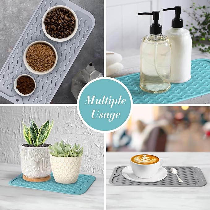 Silicone Dish Drying Mat, Hot Pot, Hot Dishes