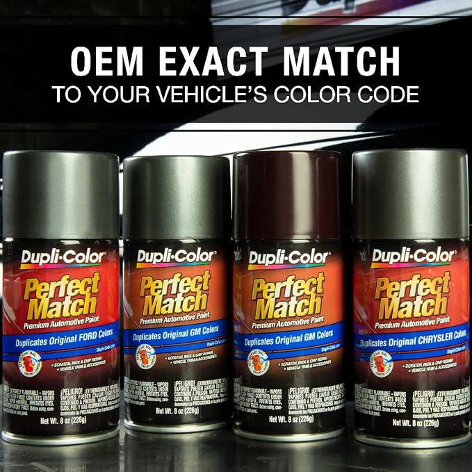 Dupli-Color Perfect Match Premium Automotive Paint, Milano Red, 8 oz
