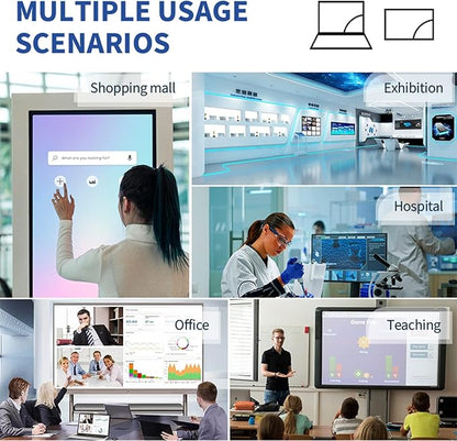 TouchWo 43 inch Interactive Touchscreen Monitor, Smart Board