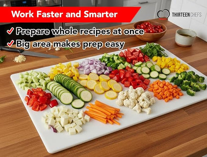 Thirteen Chefs Extra Large 30 x 18 Inch Cutting Board