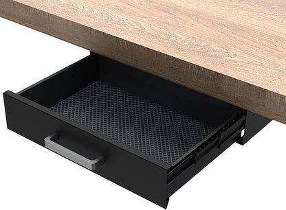 UNITEDPOWER Under Desk Drawer Storage, Pull-Out Office Hidden Counter Drawer