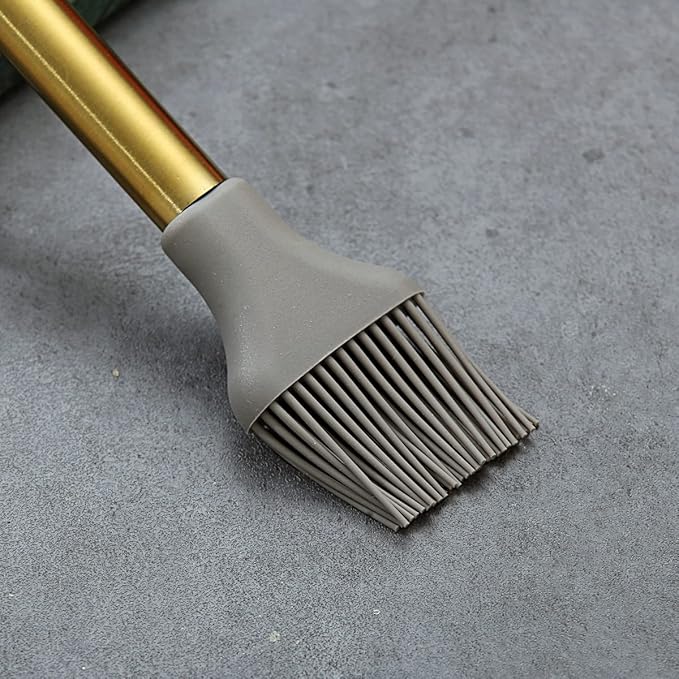 Gold Basting Brush, Berglander Non-stick Silicone Kitchen Brush