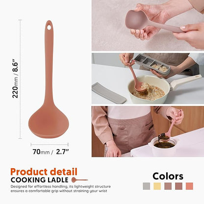 Platinum Silicone Cooking Ladle