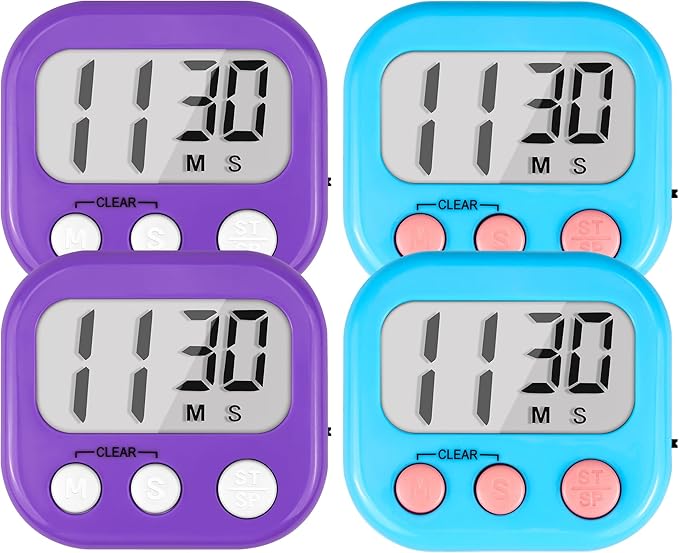 Timer for Kids Teachers Supplies Digital Kitchen Timers for Cooking Large