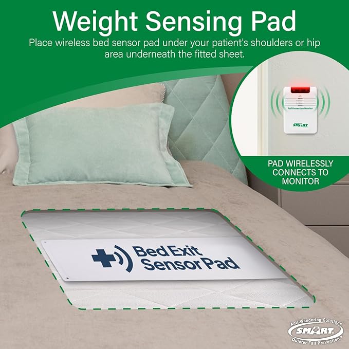 Smart Caregiver Wireless Bed Pad Alarm System
