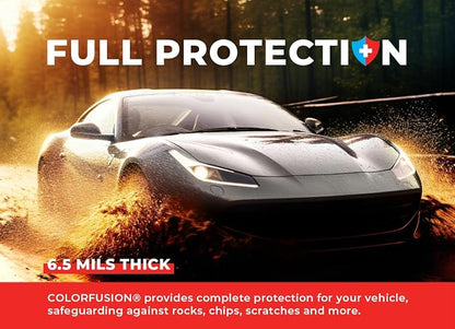 ColorFusion PPF by VViViD, Gloss GT Silver Dry Apply PPF Vinyl Car Wrap Roll 1.3ft x 5ft