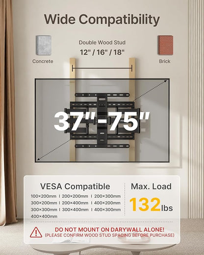monTEK 1.1" Ultra Slim TV Wall Mount