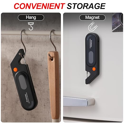 Meat Thermocouple Thermometer Digital, Ultra Fast Instant Read <1 Sec, ±0.5℉ Accuraty, IP67 Waterproof, LED Display, Auto Off, Digital Kitchen Thermometer for Meat/Candy/Grill/BBQ etc. TH-21(Black)