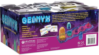 MindWare Geonyx Single-Player Logic Game - Brain Teaser Puzzle Game for Kids and Adults Ages 8 and Up