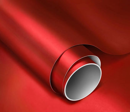 ColorFusion PPF by VViViD, Satin Stealth Chrome Red Dry Apply PPF Vinyl Car Wrap Roll 60ft x 5ft