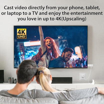 j5create ScreenCast 4K Wireless Adapter Screen Cast from Mobile Phone, or