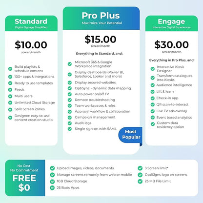 OptiSigns OptiKiosk 10