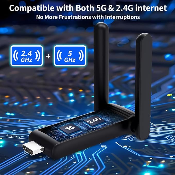 Wireless HDMI 3 Receivers and Transmitter, No Hot, Plug and Play, 2.4/5.8GHz