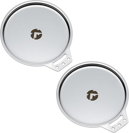 camping moon CAMPINGMOON 304 Stainless Steel Plate Lid for Sierra Cup φ12cm S-SG