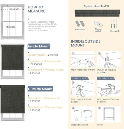 Boolegon Motorized Roller Blinds