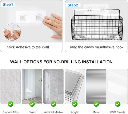 2 Pack Large Adhesive Cabinet Organizer