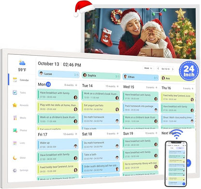 24" Smart Calendar Digital Chore-Chart-for-Planner