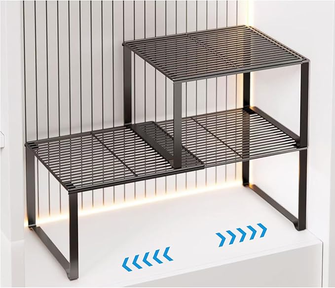 Extendable Metal Wire Shelf Organizer