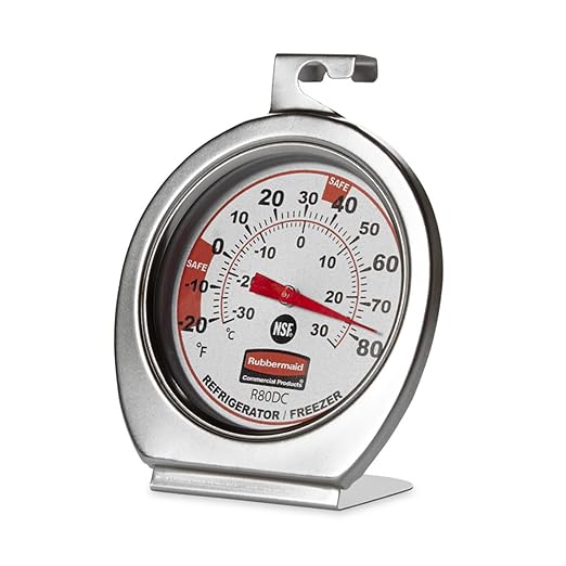 Rubbermaid Commercial Products Thermometer, Classic Large Mechanical Dial