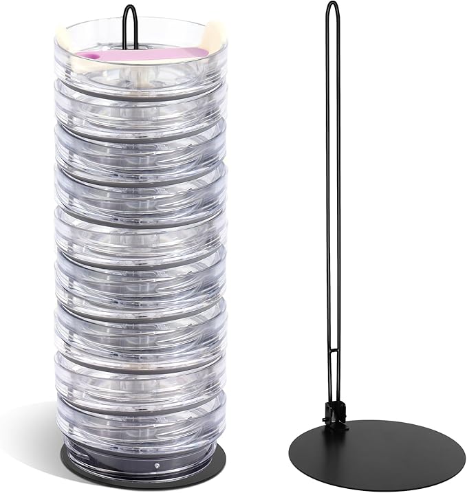 Vodolo Tumbler Lid Organizer, Cup Lid Holder, Slim Vertical Storage