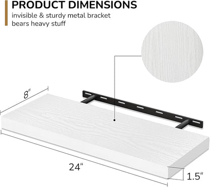 Fun Memories 24 Inch Floating Shelves