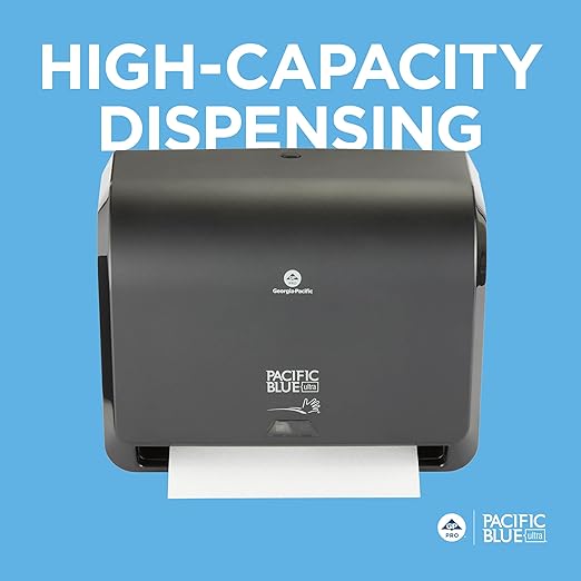 Georgia-Pacific Pacific Blue Ultra 9" Mini Automatic Paper Towel Dispenser by