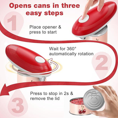 Electric Can Opener, Food Safe Automatic Can Opener