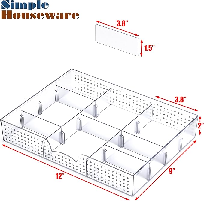 Simple Houseware Drawer Organizer Tray