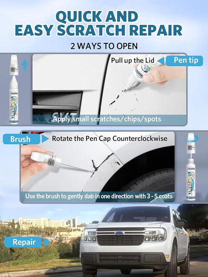 Sting Gray(PDN) Touch Up Paint for Jeep, Car Paint Scratch Repair Remover Pen Color Exact Match, Quick and Easy Fix Automotive Chips and Nicks Scuff