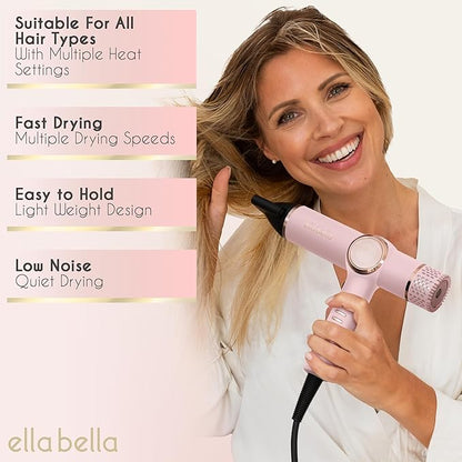 ELLA BELLA® Professional Ionic Hair Dryer