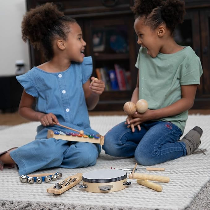 Fat Brain Toys Beethoven's Band Musical Set - Beginner Instruments for Ages 3+