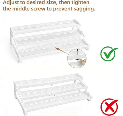 SANKEU Expandable Spice Rack Organizer
