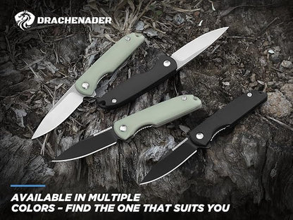 4-24/25" Mini Pocket Knife for Men and Women, Small Folding EDC Knife, 2.04" Silver Sharp Blade, ABS Handle, for Outdoors, Hiking, Camping, (Natural)