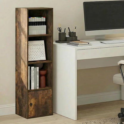 Furinno LUDER Book Shelf, 4-Tier Bookshelf