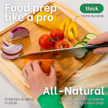 GREENER CHEF 15 Inch Medium Cutting Board