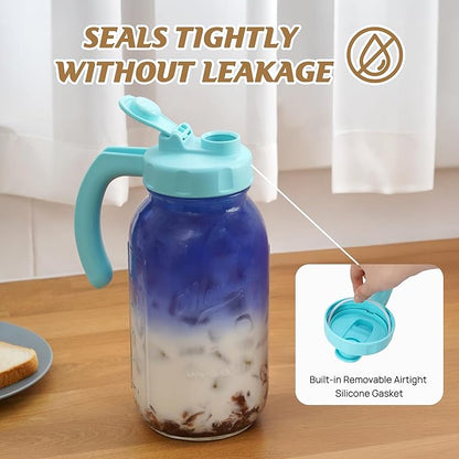 Soligt Glass Mason Jar Pitcher