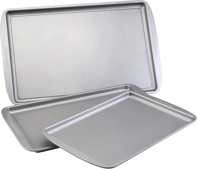 Farberware Nonstick Bakeware 3-Piece Cookie Pan Set