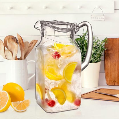 Amazing Abby - Quadly - Plastic Pitcher, Fridge Jug, Shatter-Proof, and More